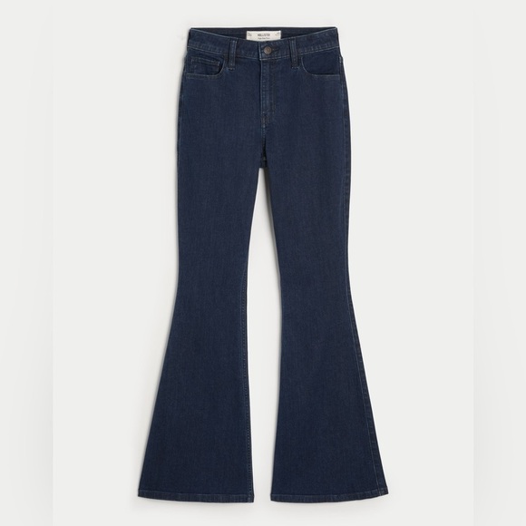 Hollister Denim - HOLLISTER Women’s High Rise Dark Wash Flare Jeans Size 20 Regular NWT